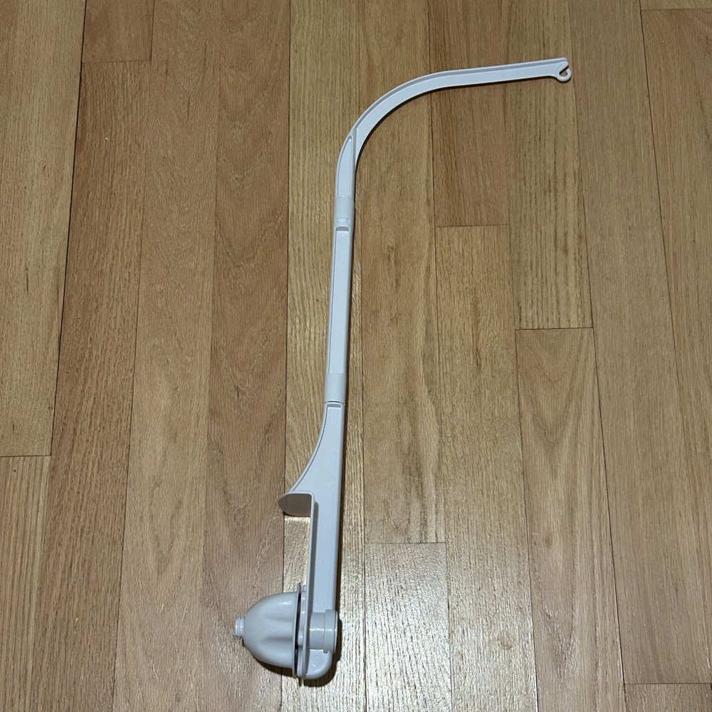 Baby Crib Mobile Arm / Mobile Holder – White – Hook Style